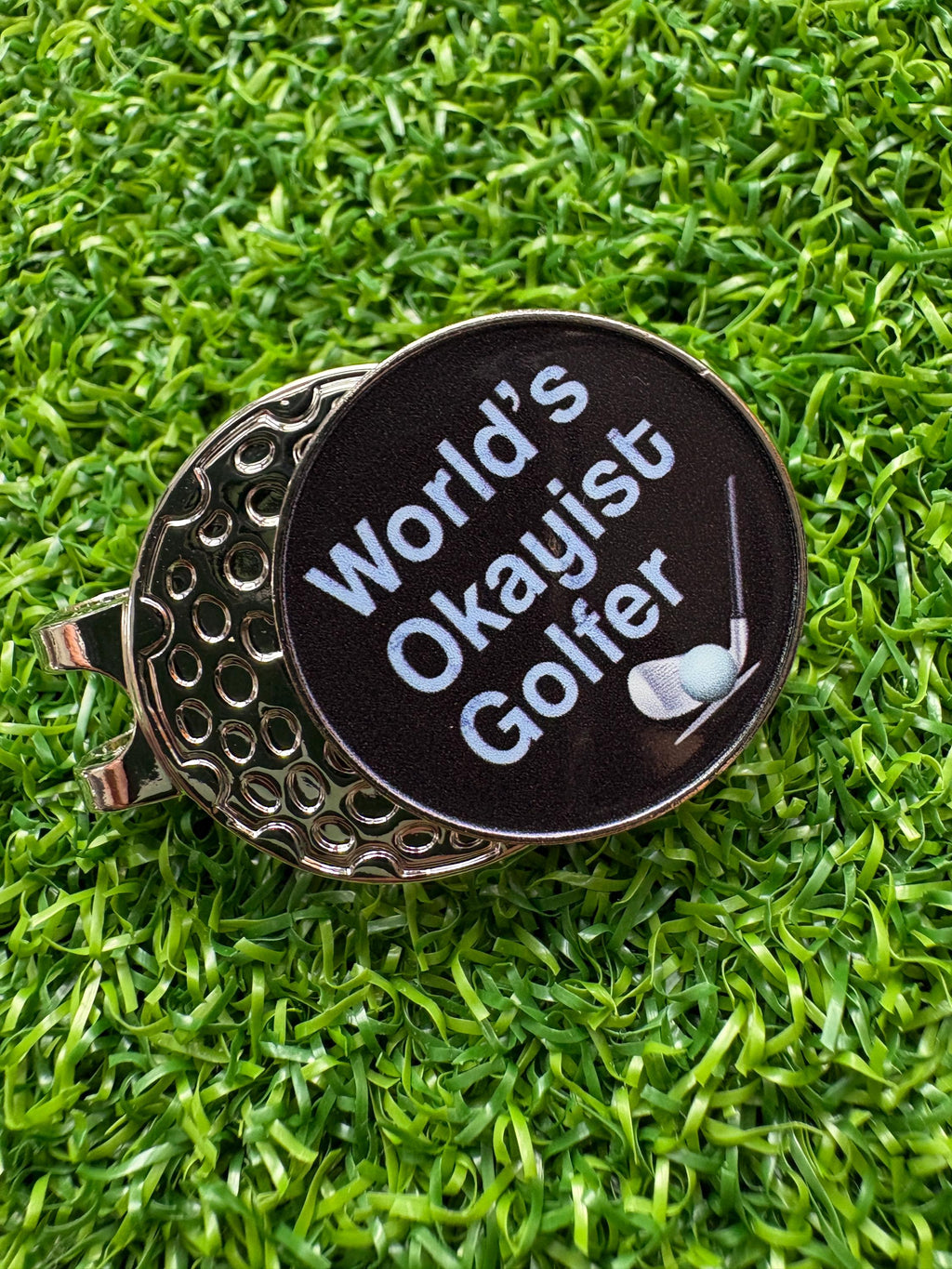 Funny Golf Ball Markers – 3 Designs, hat clips included