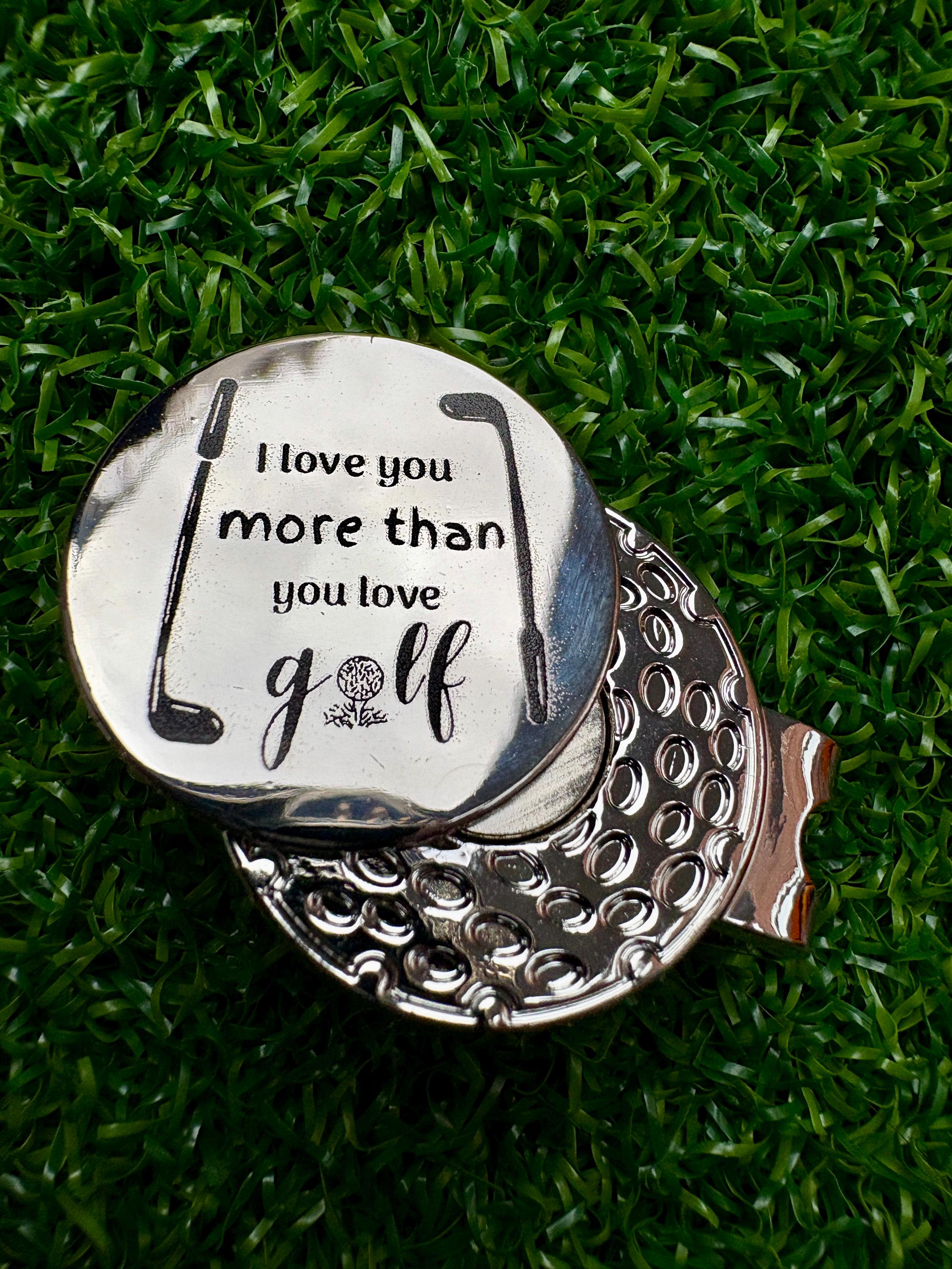 Golf ball marker gift, hat clip included