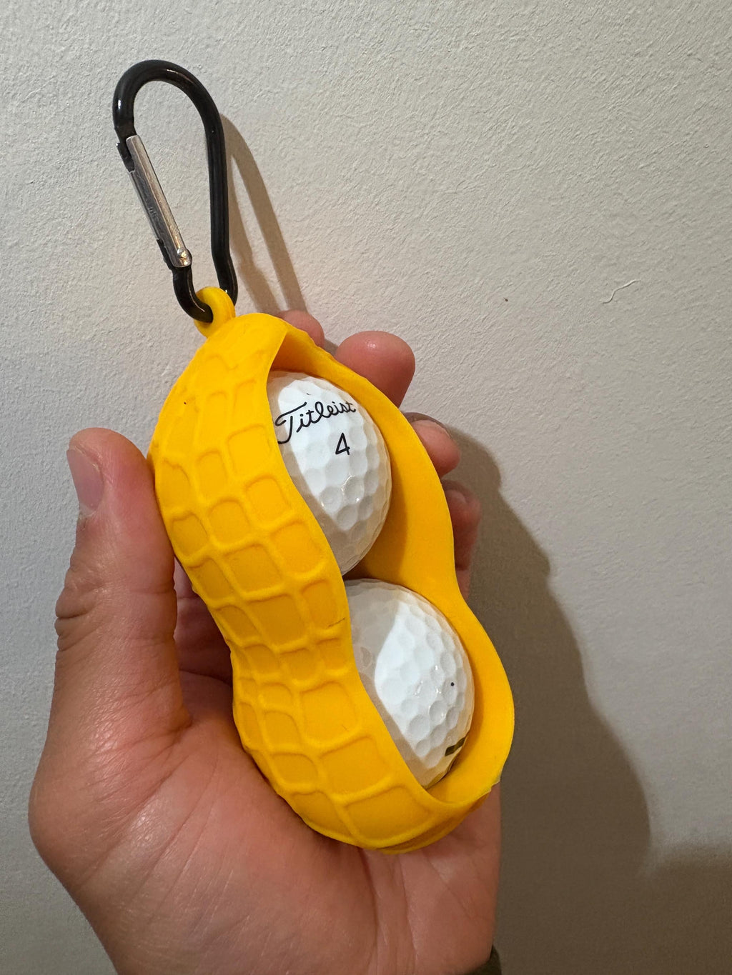Golf Balls Holder Silicone Case Peanut-Design