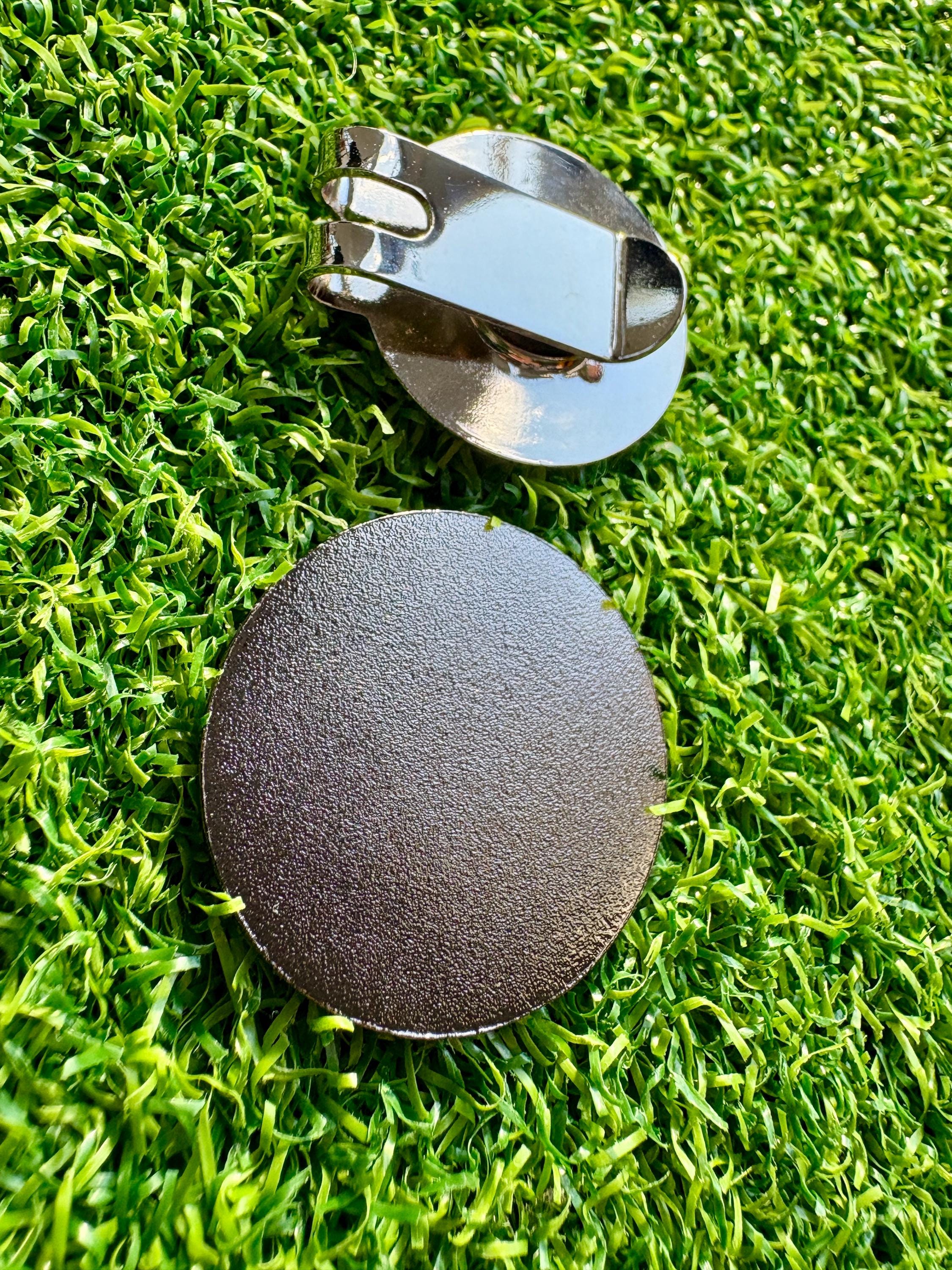 Funny golf ball marker with magnetic hat clip
