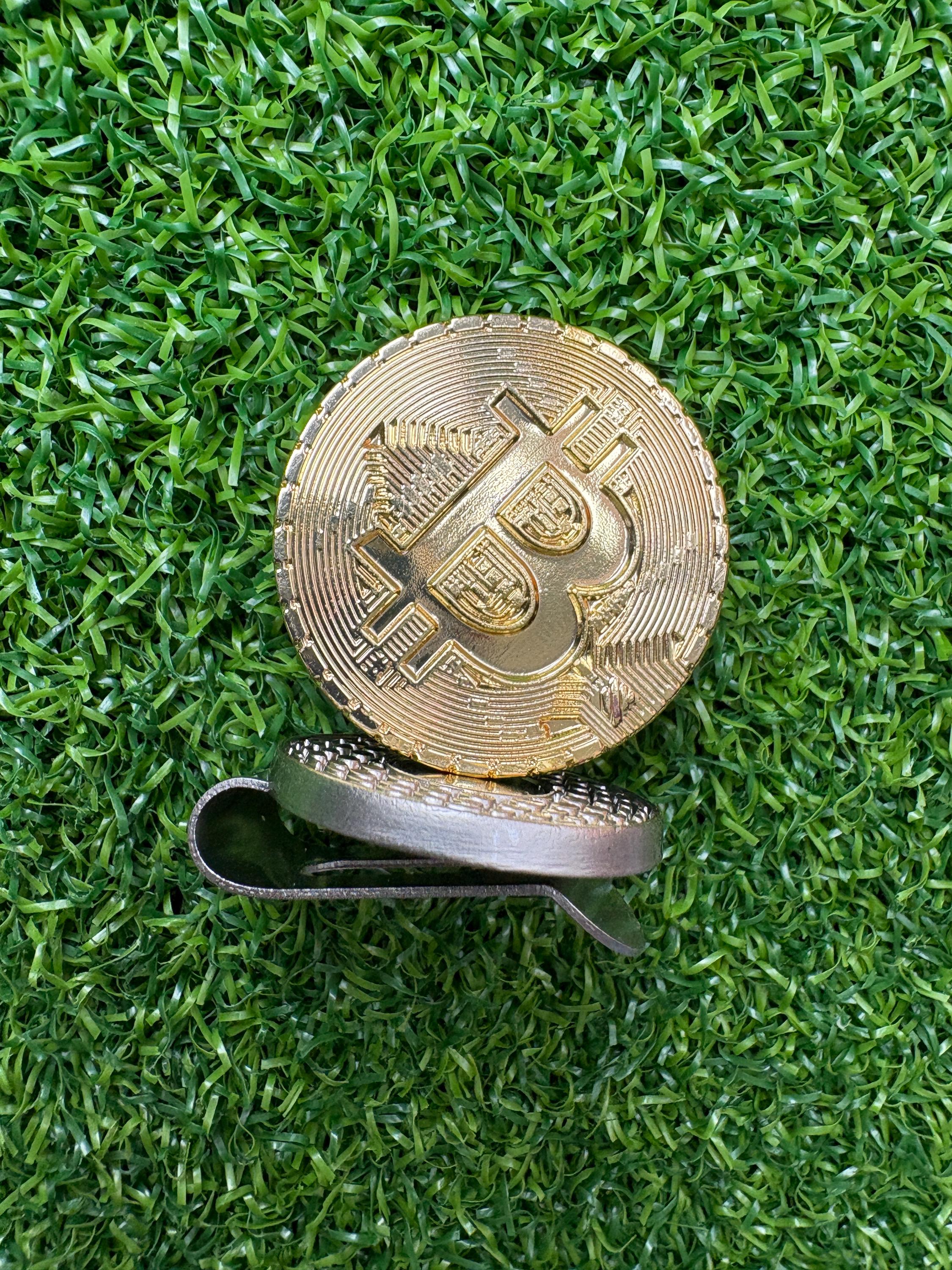 Bitcoin-style golf divot tool/pitch fork